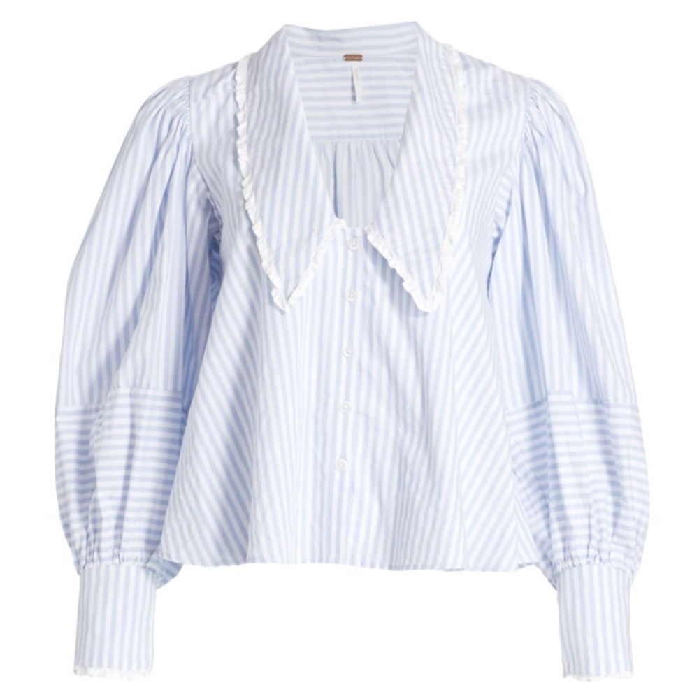free people button down